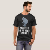 Manateboarden zijn mijn dierbare dieren t-shirt (Voorkant volledig)