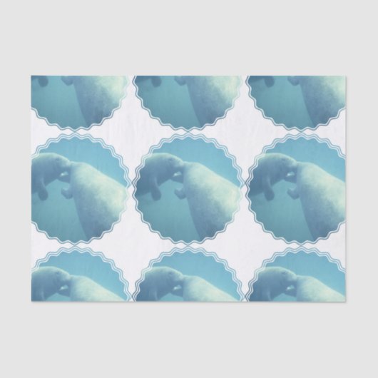 manatee-9 tissuepapier (Voorkant)