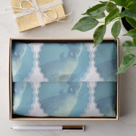 manatee-9 tissuepapier (Geschenk)