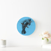 Manatee acrylmuurklok ronde klok (Huis)