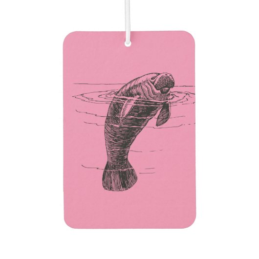 Manatee air freshener luchtverfrisser (Voorkant)