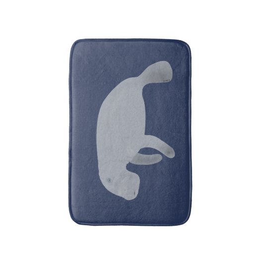 Manatee Bathmat Badmat (Voorkant Verticaal)