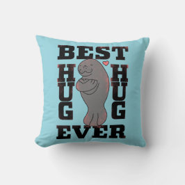 Manatee - Beste knuffel ooit - Knuffel - ASL Desig Kussen