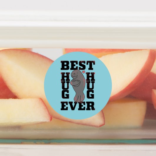 Manatee - Beste knuffel ooit - Knuffel - ASL Desig Labels (Aangebracht)