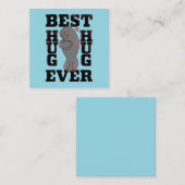 Manatee - Beste knuffel ooit - Knuffel - ASL Desig Notitiekaartje (Voorkant / Achterkant)