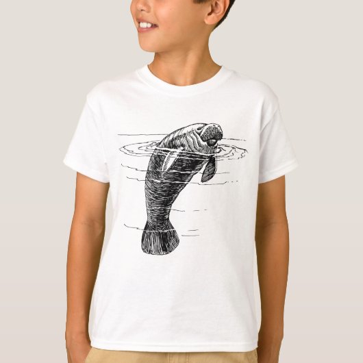 Manatee boys T-Shirt (Voorkant)