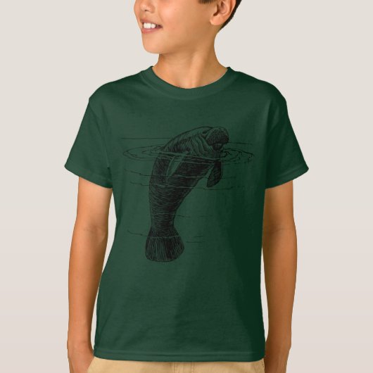 Manatee boys T-Shirt (Voorkant)