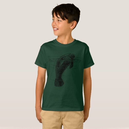 Manatee boys T-Shirt (Voorkant volledig)