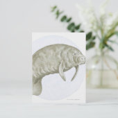 Manatee Briefkaart (Staand voorkant)