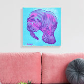 Manatee Canvas Afdruk (Insitu (Woonkamer))