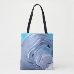 Manatee Canvas tas