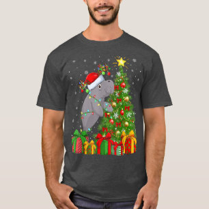 Manatee Chris: Lighting Xmas Tree T-shirt