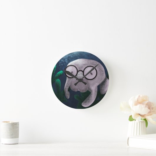 Manatee Clock Ronde Klok (Huis)