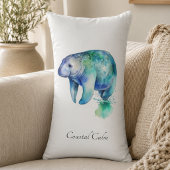 Manatee Cove Coastal Bank Accent Kussen