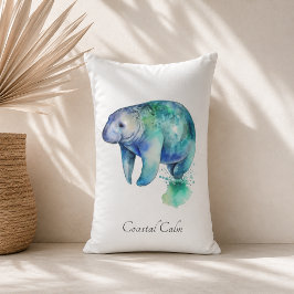 Manatee Cove Coastal Bank Accent Kussen