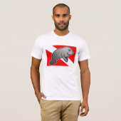 Manatee Dive Flag T-shirt (Voorkant volledig)