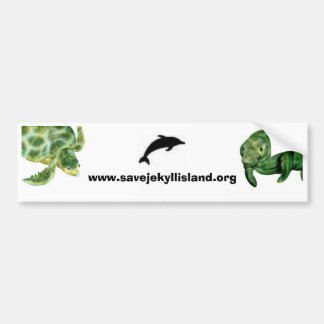 Manatee, dolfijn, zee schildpad bumpersticker