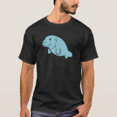 Manatee Floaty Potato Save The Manatees T-shirt (Voorkant)