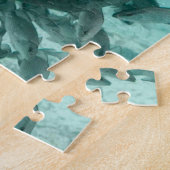 Manatee Florida. Kerstgroeten Legpuzzel (Zijkant)