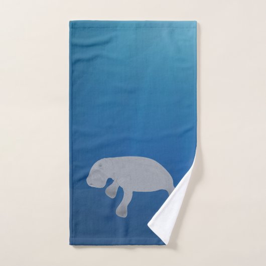 Manatee Hand Towel Handdoek (Handdoek)