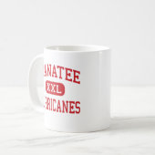 Manatee - Hurricanes - High - Bradenton Florida Koffiemok (Voorkant links)