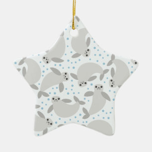 manatee keramisch ornament