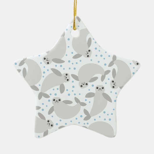 manatee keramisch ornament (Voorkant)