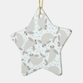 manatee keramisch ornament (Links)