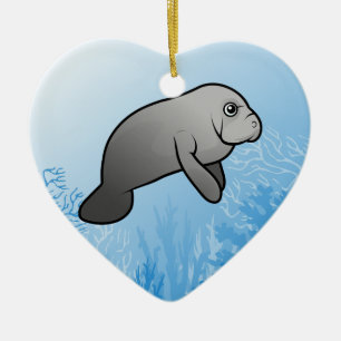 Manatee Keramisch Ornament