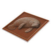 Manatee - Keramische Tegel Tegeltje (Zijkant)