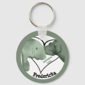 Manatee Love Sleutelhanger (Voorkant)