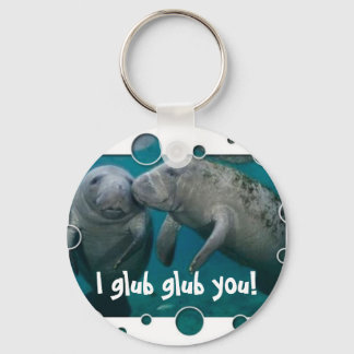 Manatee Love Valentijnsdag Sleutelhanger