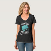 Manatee Mama Marine Dier Zee Koe T-shirt (Voorkant volledig)