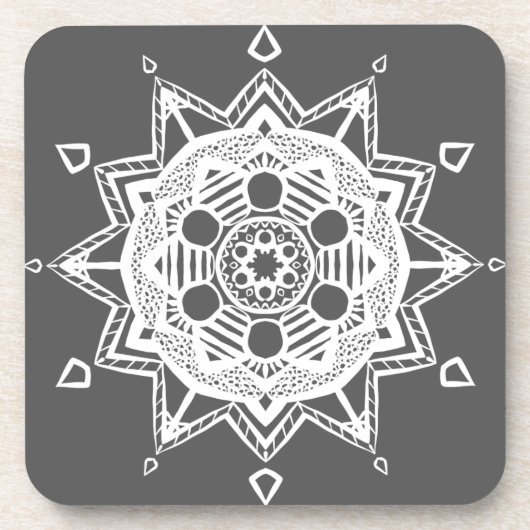 Manatee Mandala Bier Onderzetter (Voorkant)