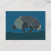 Manatee Mariene Wilde Dieren  Visitekaartje (Voorkant)