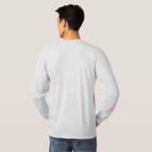 Manatee met kerstmuts en sjaal t-shirt (Achterkant volledig)