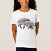 Manatee Moeder en Calf T-shirt (Voorkant)