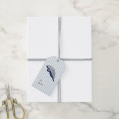 Manatee Nautical Shiplap Rustic Gift Label Cadeaulabel (Met Touw)