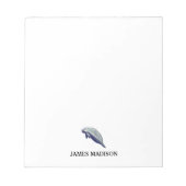 Manatee nautisch monogram notitieblok (Voorkant)