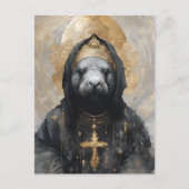 Manatee Nun Briefkaart (Voorkant)