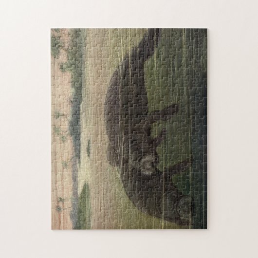  Manatee Painting (1909) Legpuzzel (Verticaal)