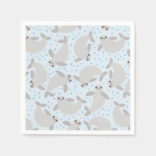 Manatee partij papier servetten (Voorkant)