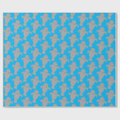 Manatee Pattern Animal Cadeaupapier (Vlak)