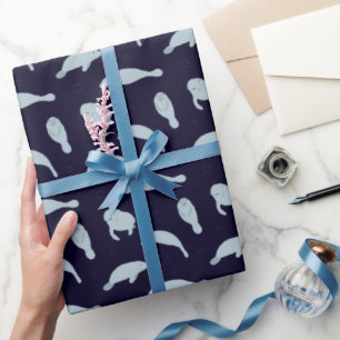 Manatee Pattern Cadeaupapier