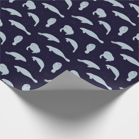 Manatee Pattern Cadeaupapier (Hoek)