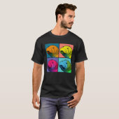 Manatee Pop Illustration Colorful Animal Women T-shirt (Voorkant volledig)