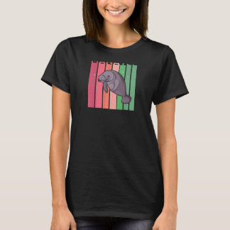 Manatee Retro  Floaty Potates Ocean Zee Ch T-shirt