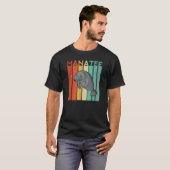 Manatee Retro Floaty Potates Ocean Zee Ch T-shirt (Voorkant volledig)