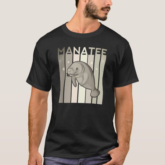 Manatee Retro  Floaty Potates Ocean Zee Ch T-shirt (Voorkant)