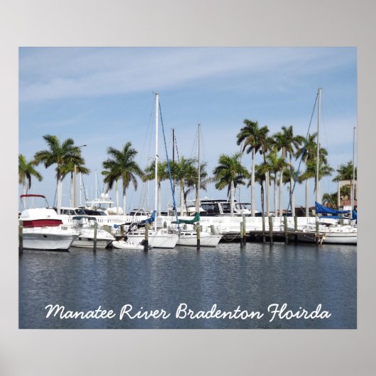 Manatee River Bradenton FL Poster (Voorkant)